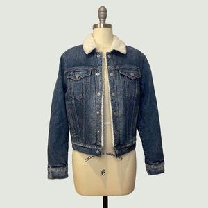 Lucky Brand - Icon Sherpa Trucker Denim Jacket - NWT